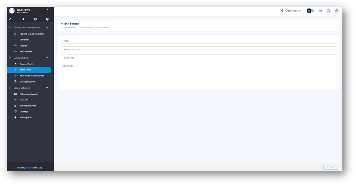 Account Settings - QCloud Documentation