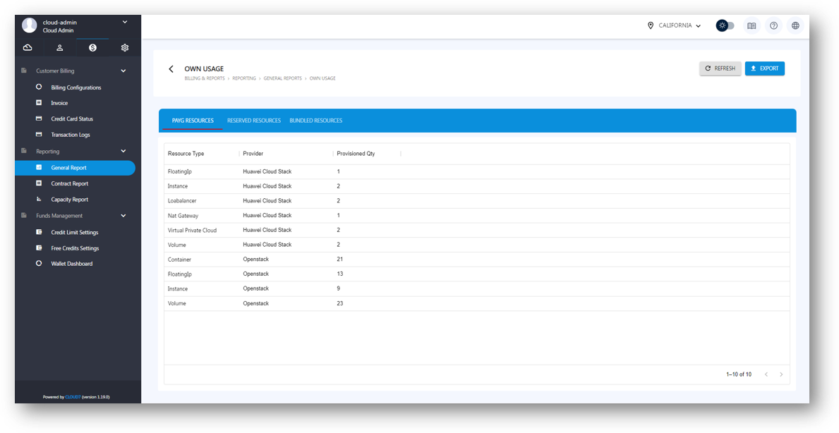 Reporting - QCloud