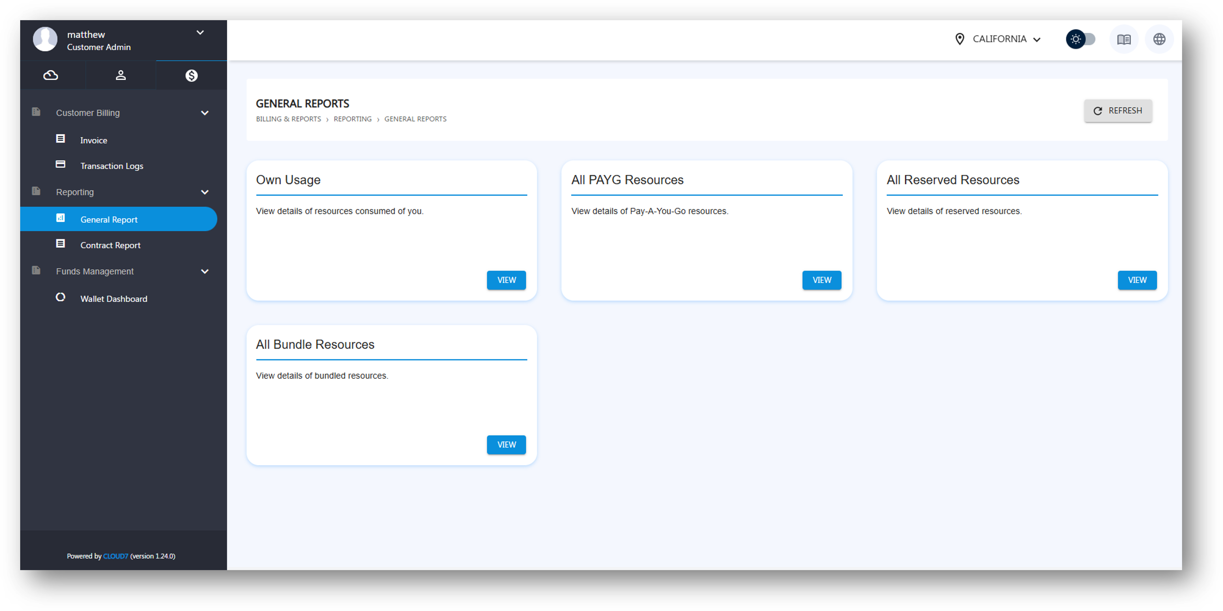 Reporting - QCloud Documentation