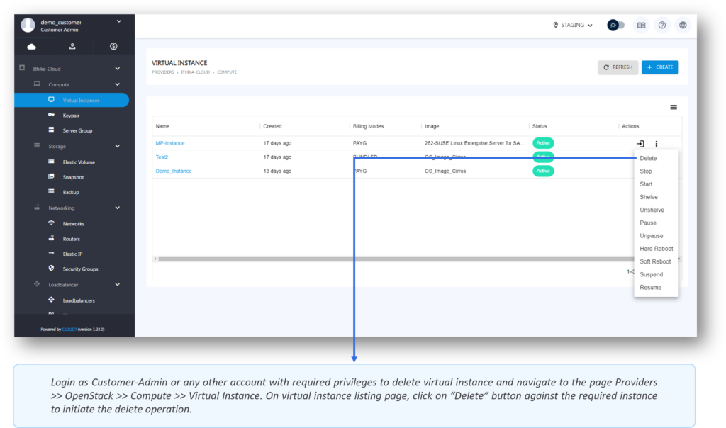Deletion – QCloud Documentation