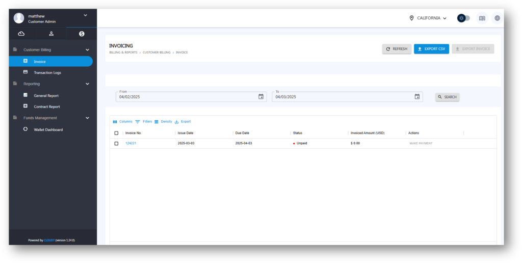 Customer Billing - QCloud Documentation